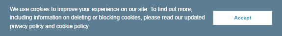 Cookie consent banner example